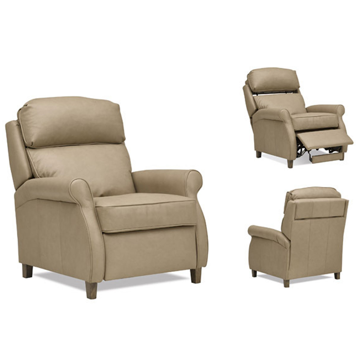 Leathercraft 1337POP Tucker Recliner w/Pop-Up Headrest