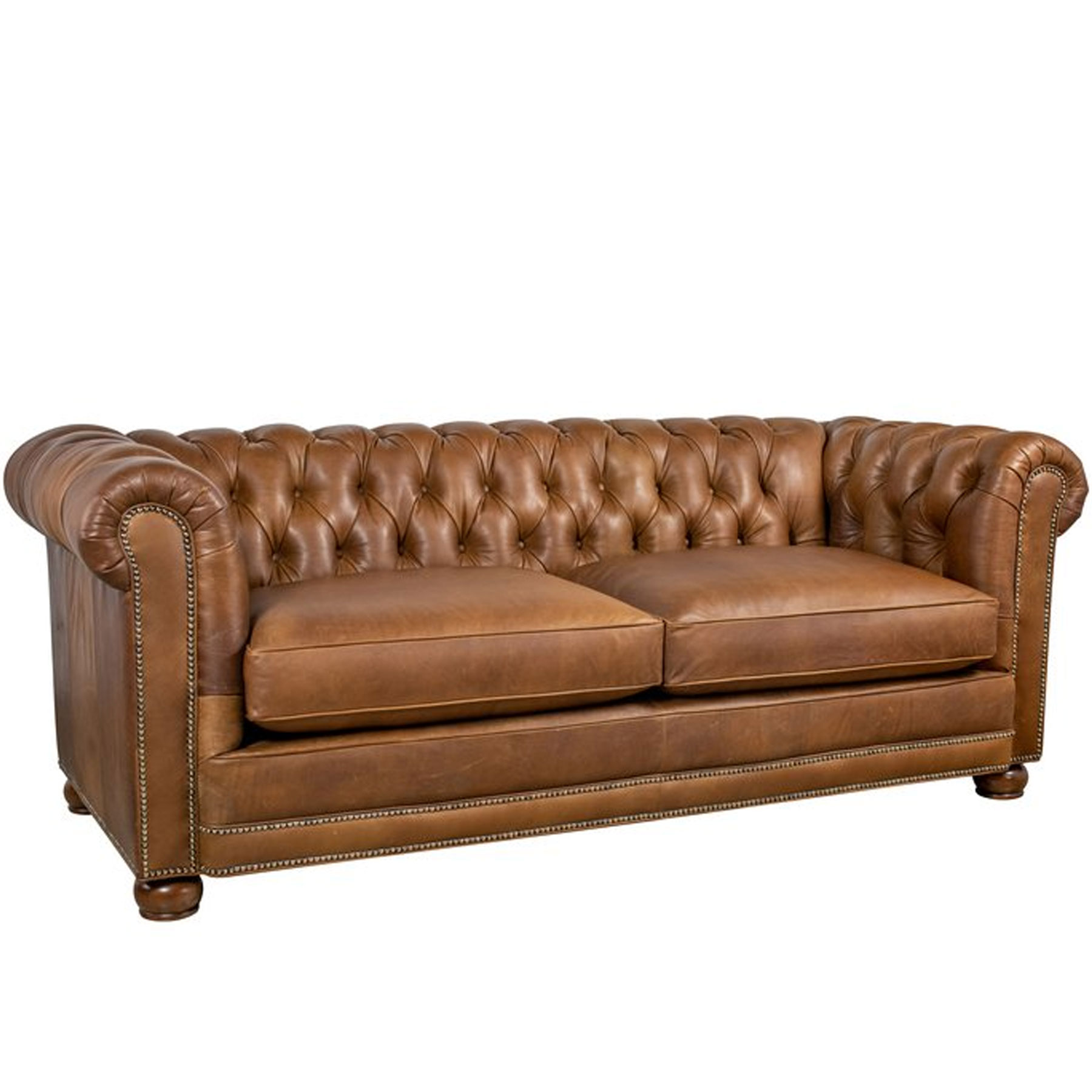 Leathercraft 527-86 Stanhope Chesterfield Sofa