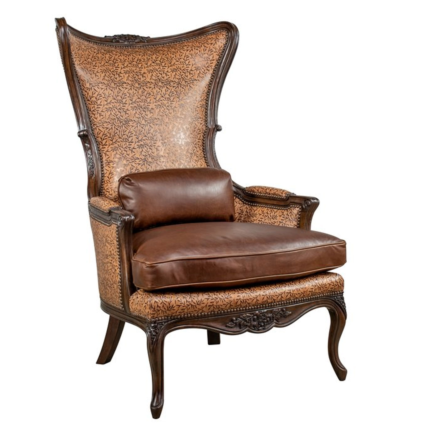 Leathercraft 859 Grand Victorian Wing Chair