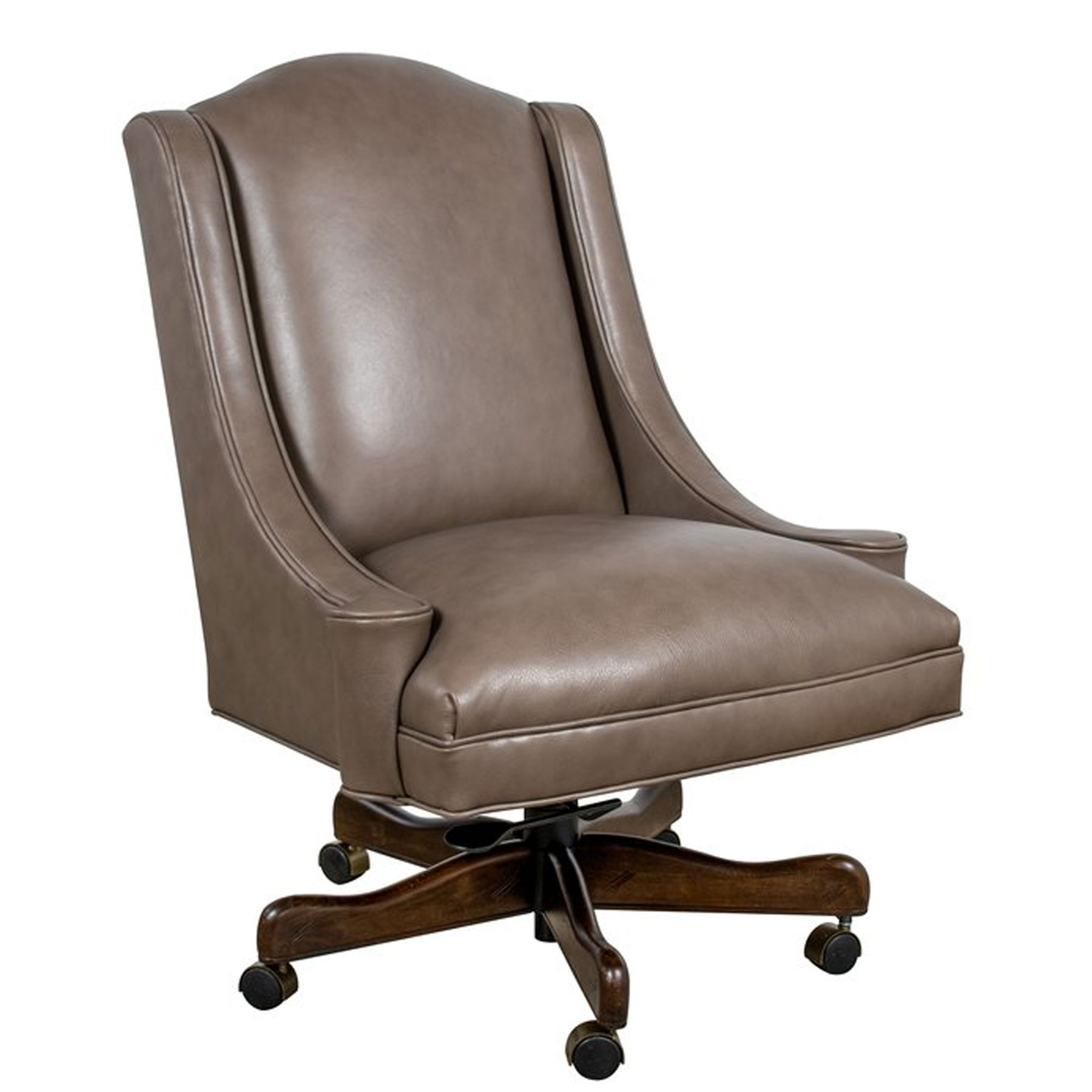 Leathercraft GT-298-S Essex Chambers Gas Knee Tilt Swivel Chair 