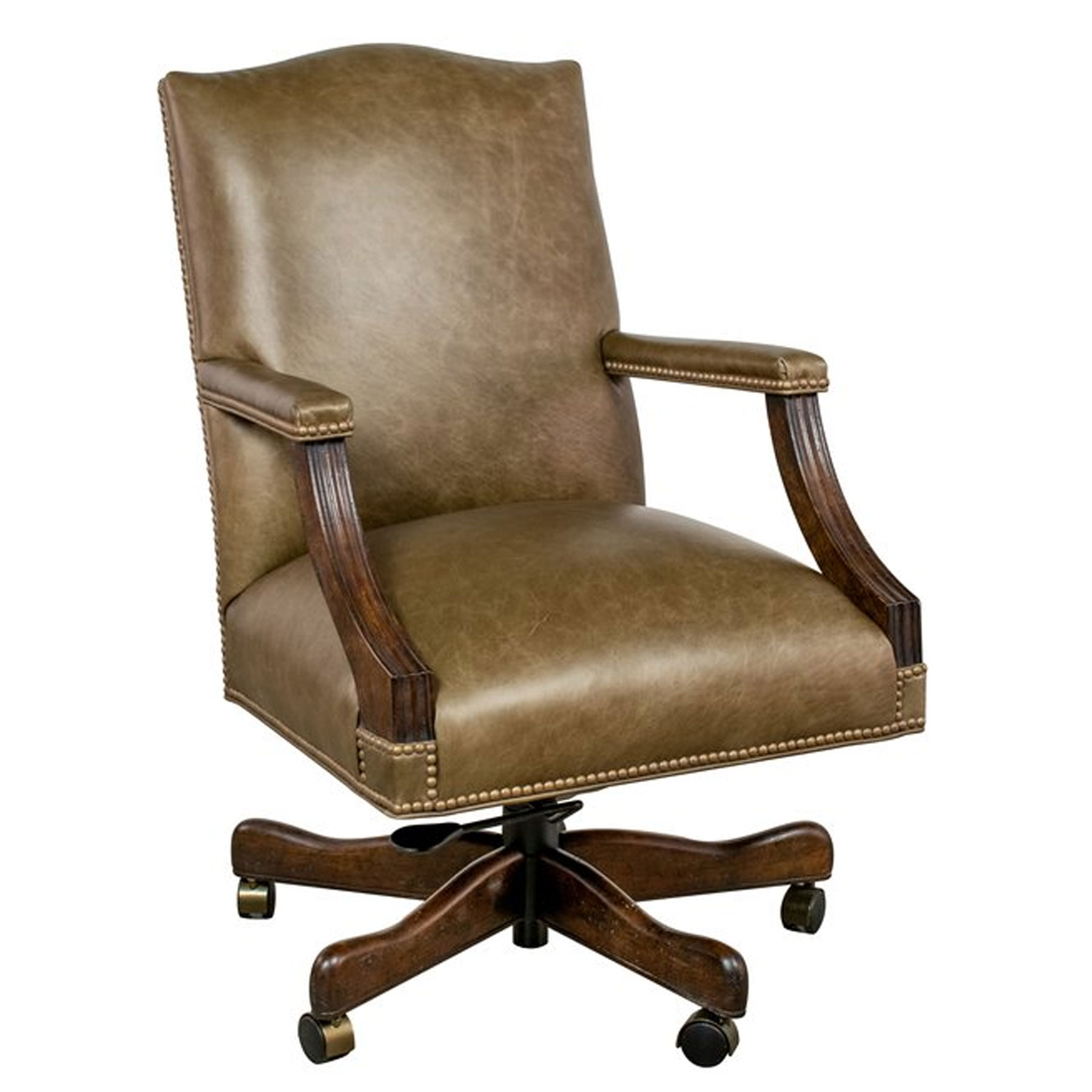 Leathercraft GT-108-S Langthorn Gas Knee Tilt Swivel Chair