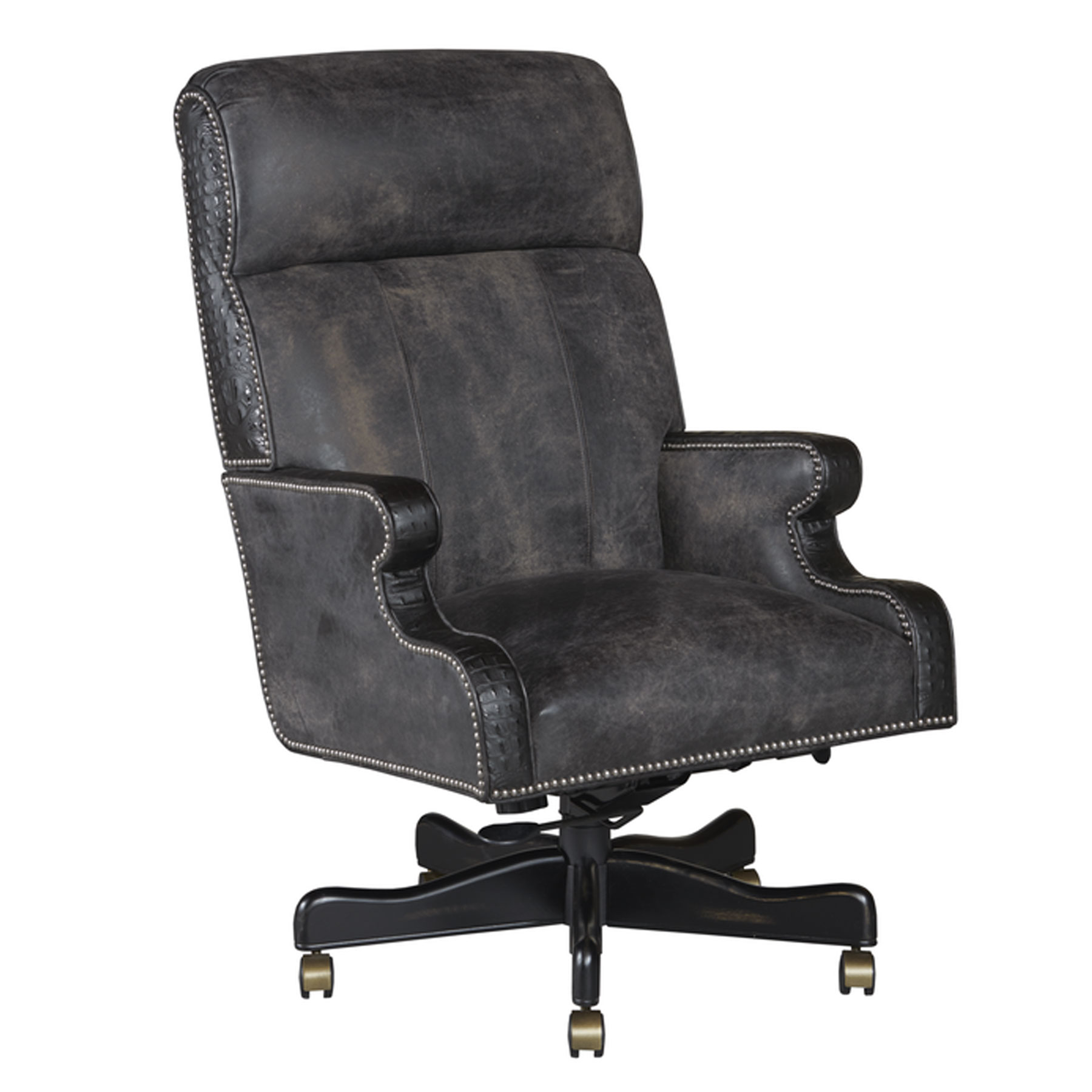 Leathercraft GT-135-S Fountain Court Gas Knee Tilt Swivel Chair 