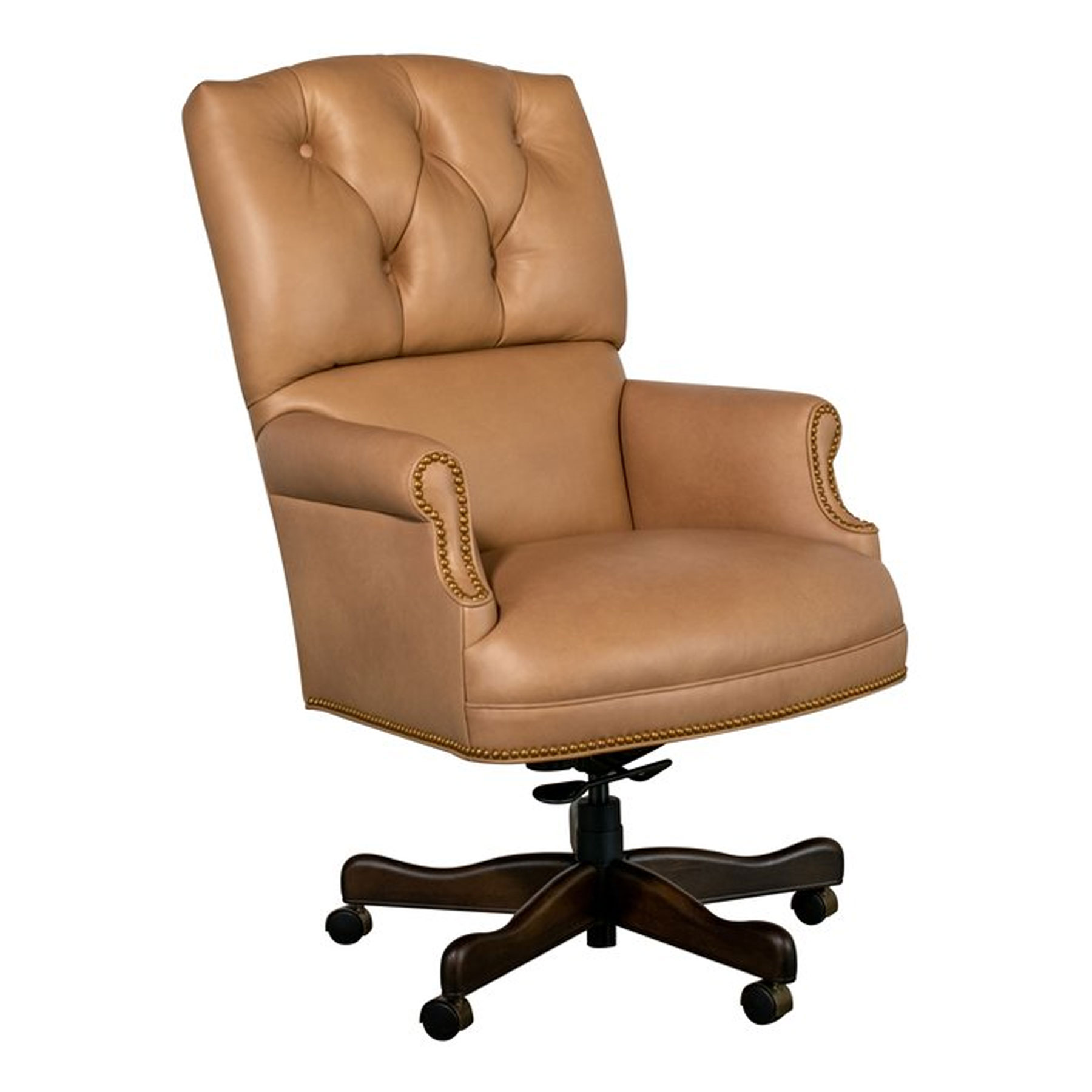 Leathercraft GT-199-S Westbourne Park Gas Knee Tilt Swivel Chair 