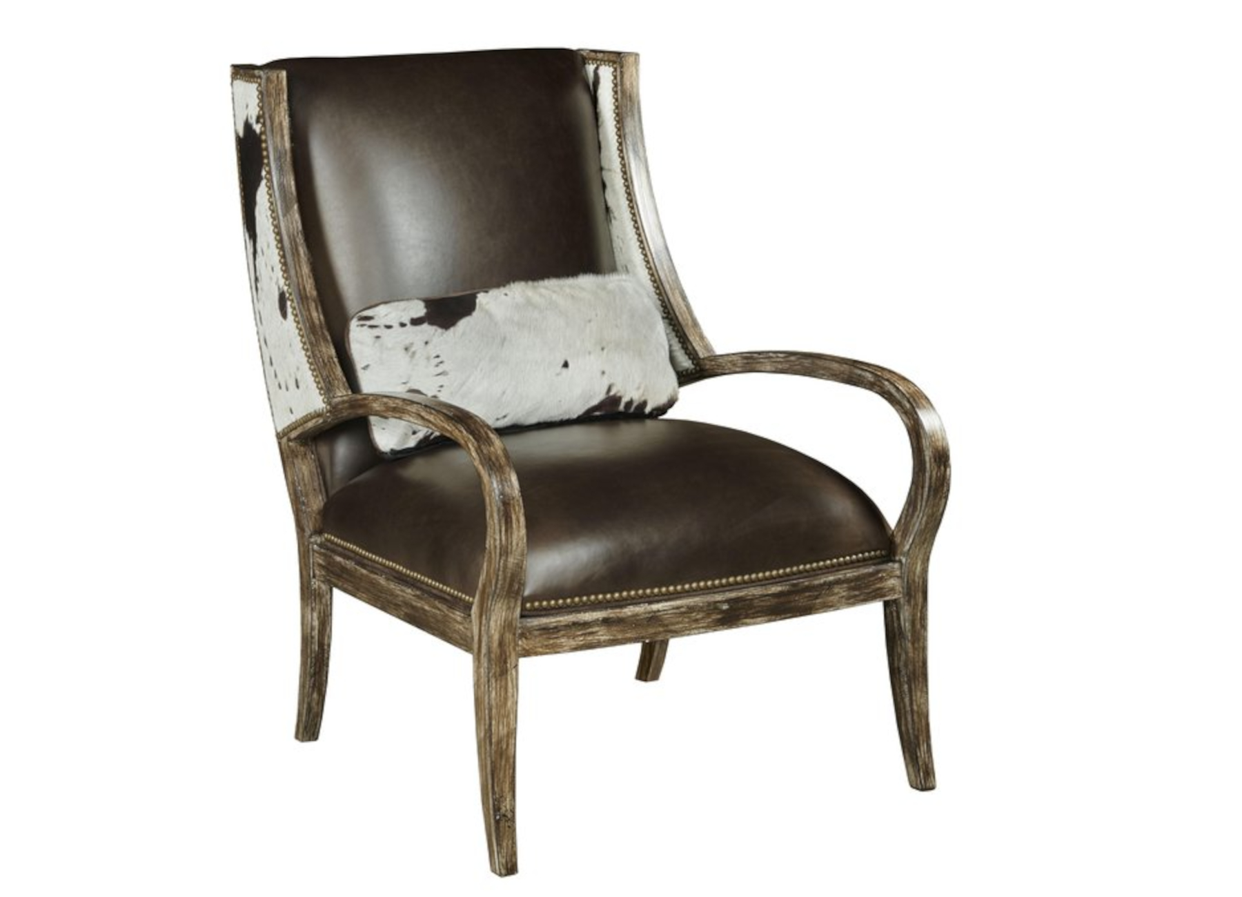 Atwood 764 Wood Frame Chair by Leathercraft