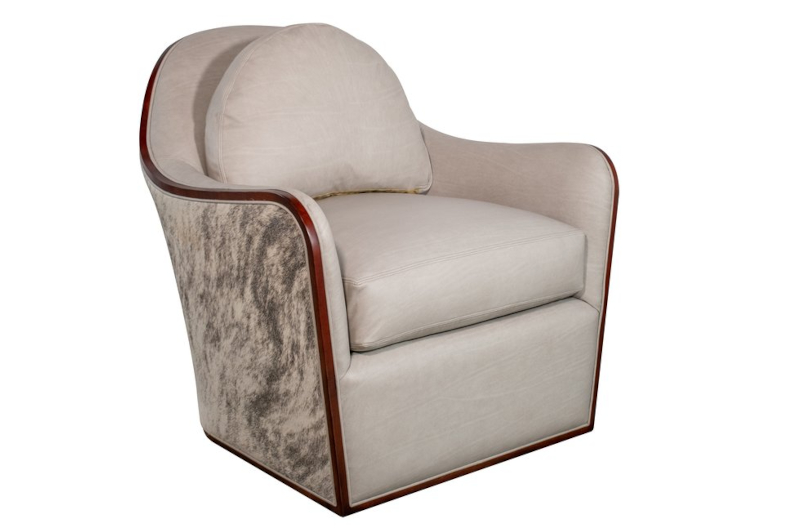 Knoll Swivel Chair by Leathercraft
