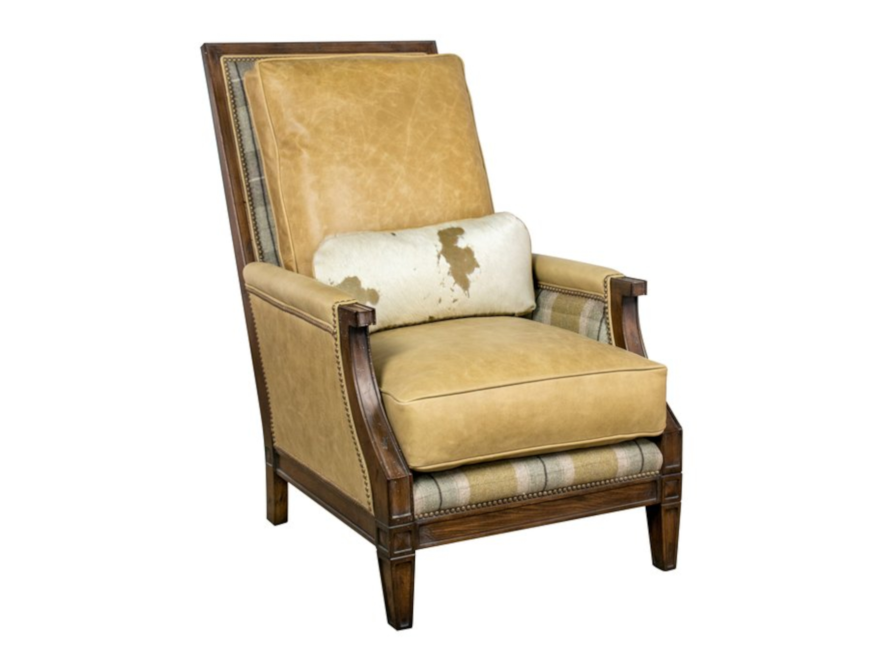San Baranto 882 Wood Trimmed Chair by Leathercraft