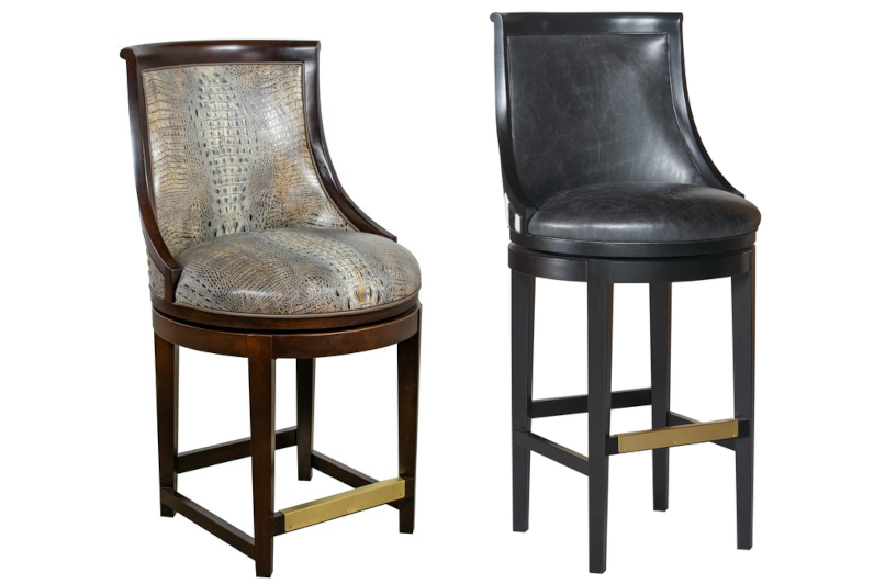 Ava Swivel Stools by Leathercraft