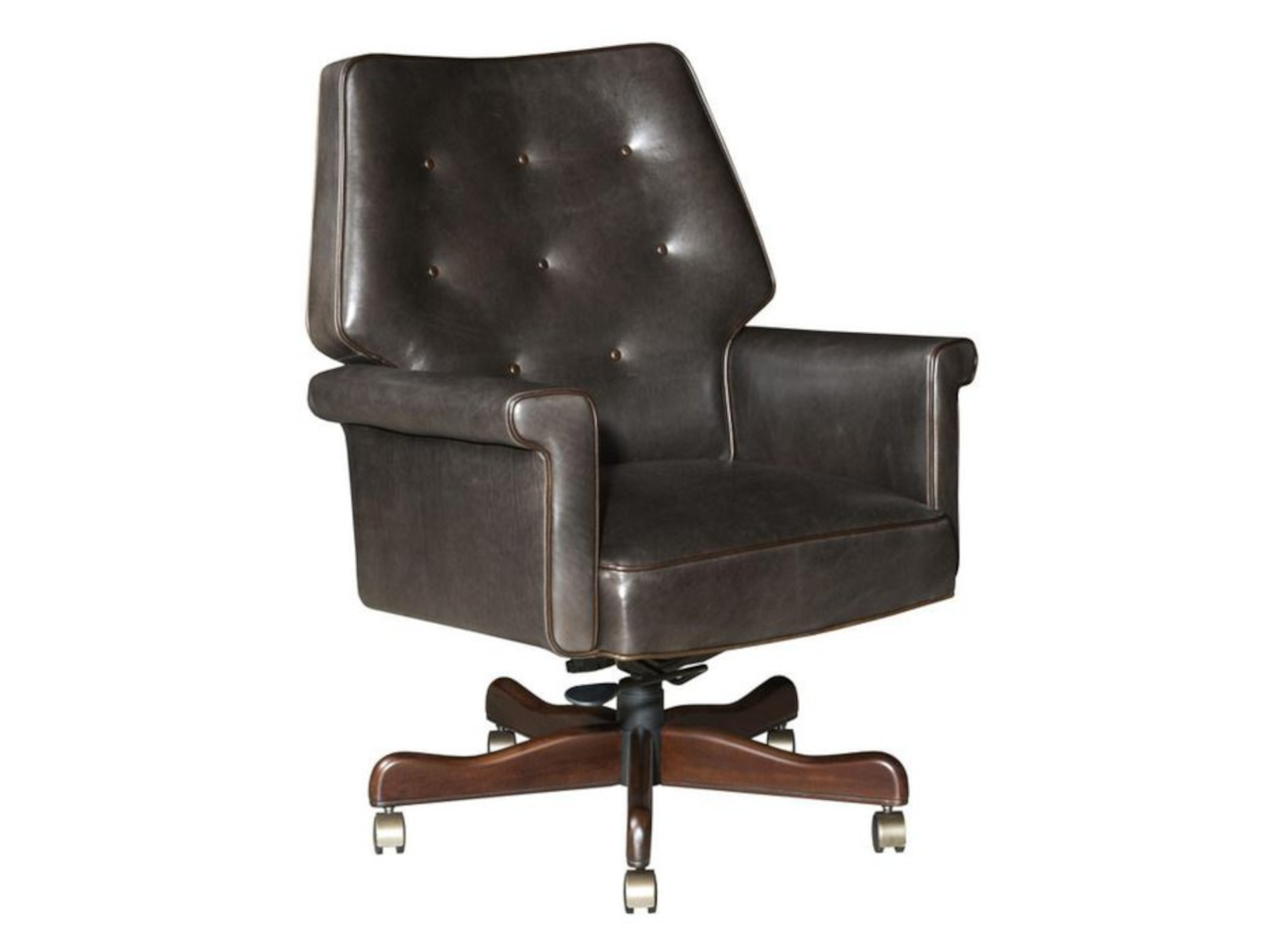 Matrix GT-293-S Executive Swivel with Pull Button in Back by Leathercraft