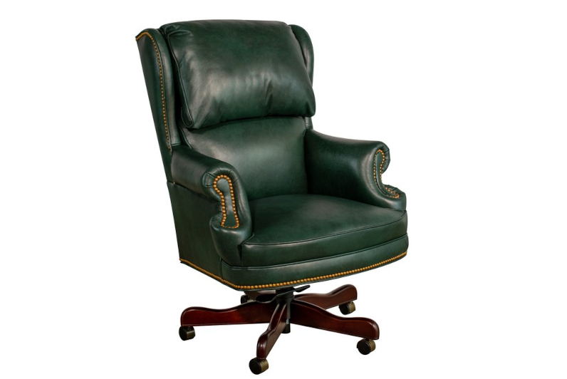 Queen's Council Executive Swivel Chair by Leathercraft