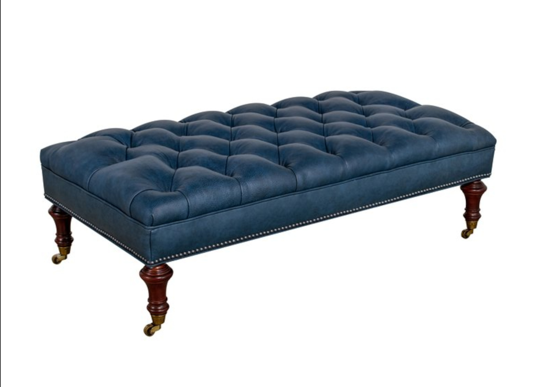 Billingsly 836 Bench with Hand Tufted Top by Leathercraft