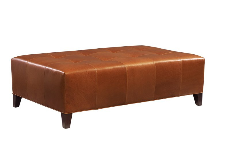 Bluffton Ottoman by Leathercraft