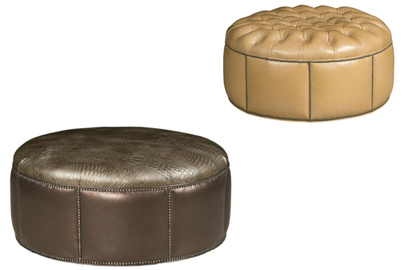 Continuation Ottomans by Leathercraft