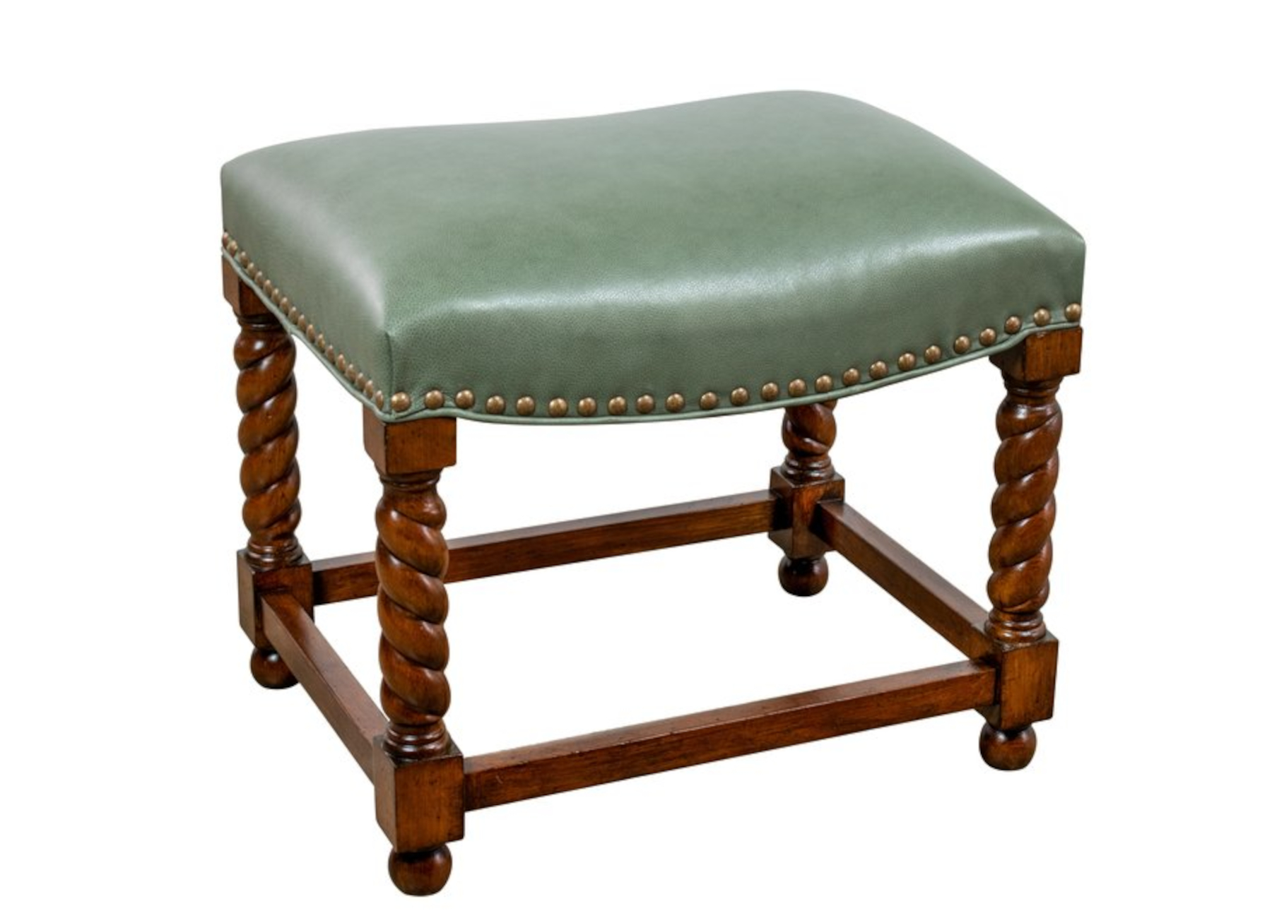 Dundee 806 Wood Carved Bunching Bench by Leathercraft