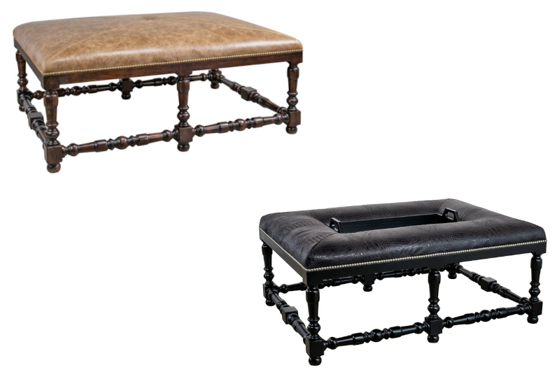 Emsworth Ottomans by Leathercraft