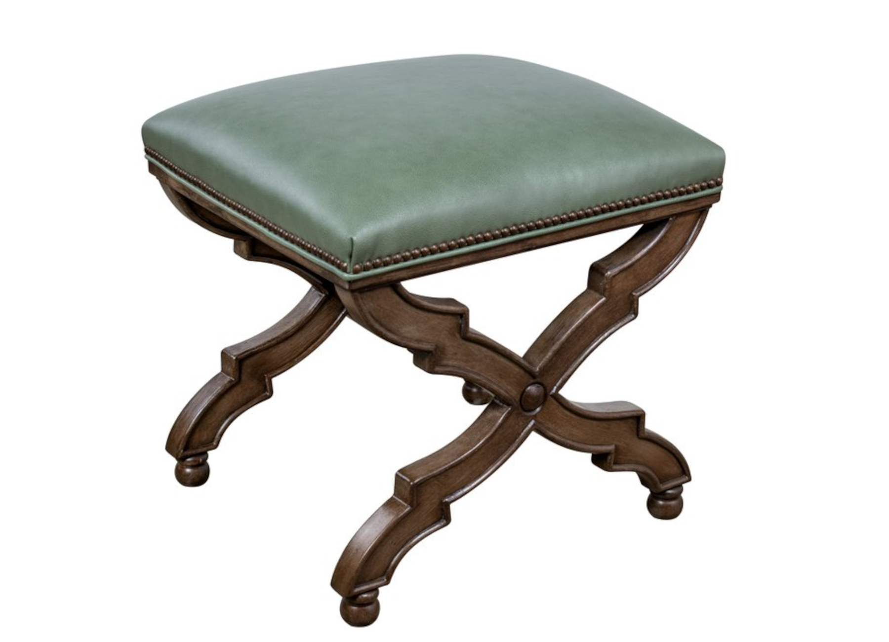 Palazzo 872 Wood Carved Bunching Bench by Leathercraft