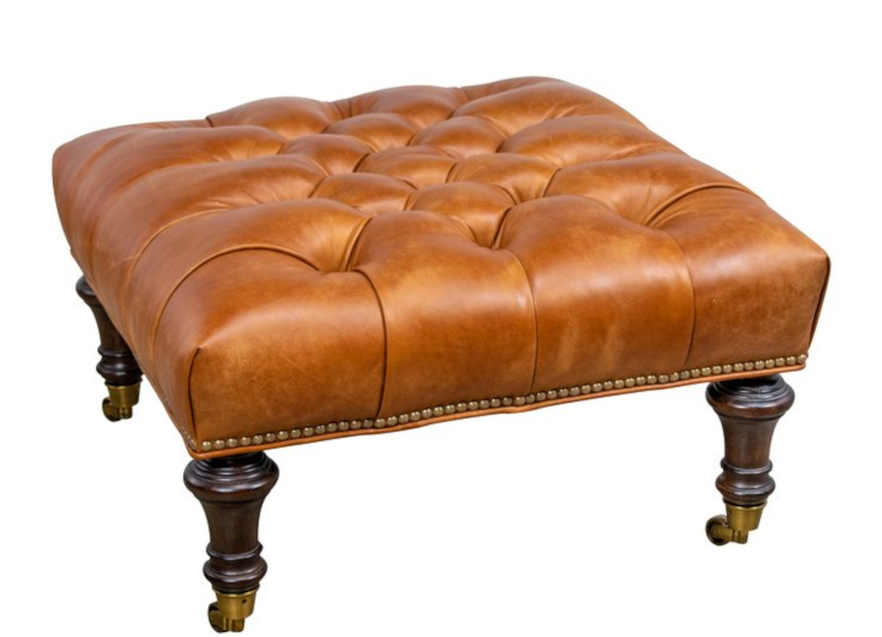 Trotter 851 Bench with Hand Tufted Top by Leathercraft