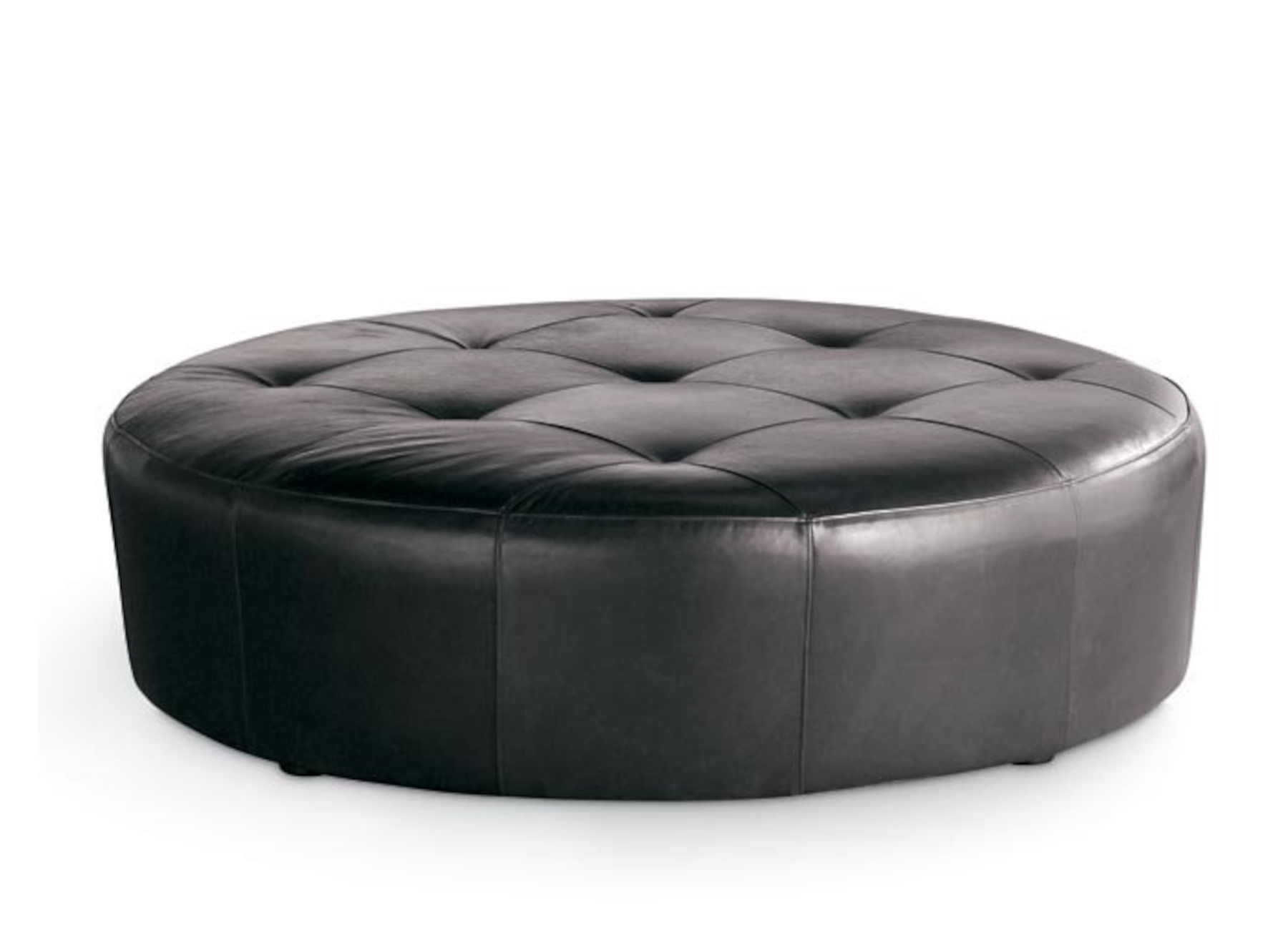 Vivian 918-04/RD1 Round Ottoman by Leathercraft