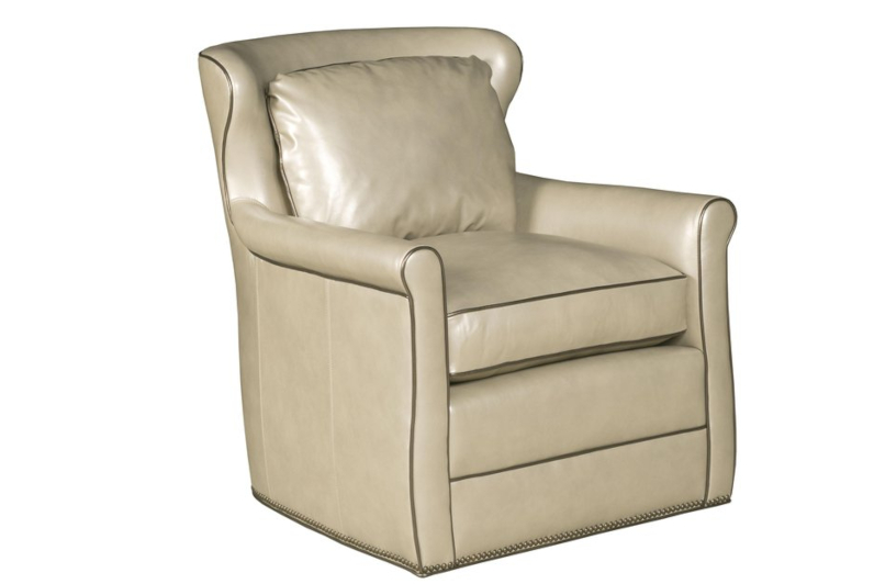 Asher Swivel Chair by Leathercraft