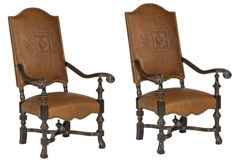 Bosworth Host Chairs by Leathercraft