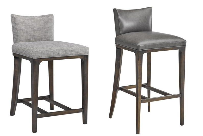 Charlie Armless Stools by Leathercraft