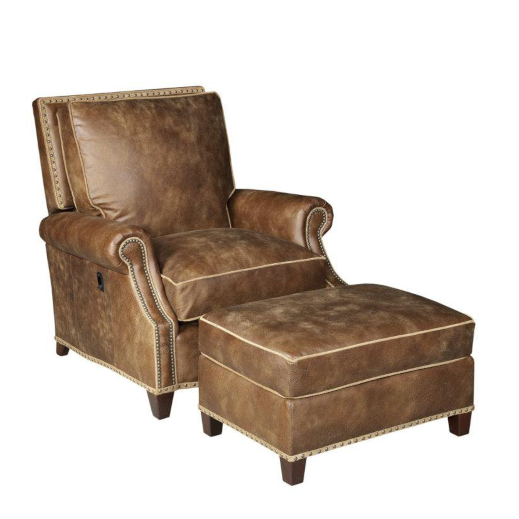 Camden 439 Vari-Tilt Chair & Ottoman by Leathercraft (sold separately)
