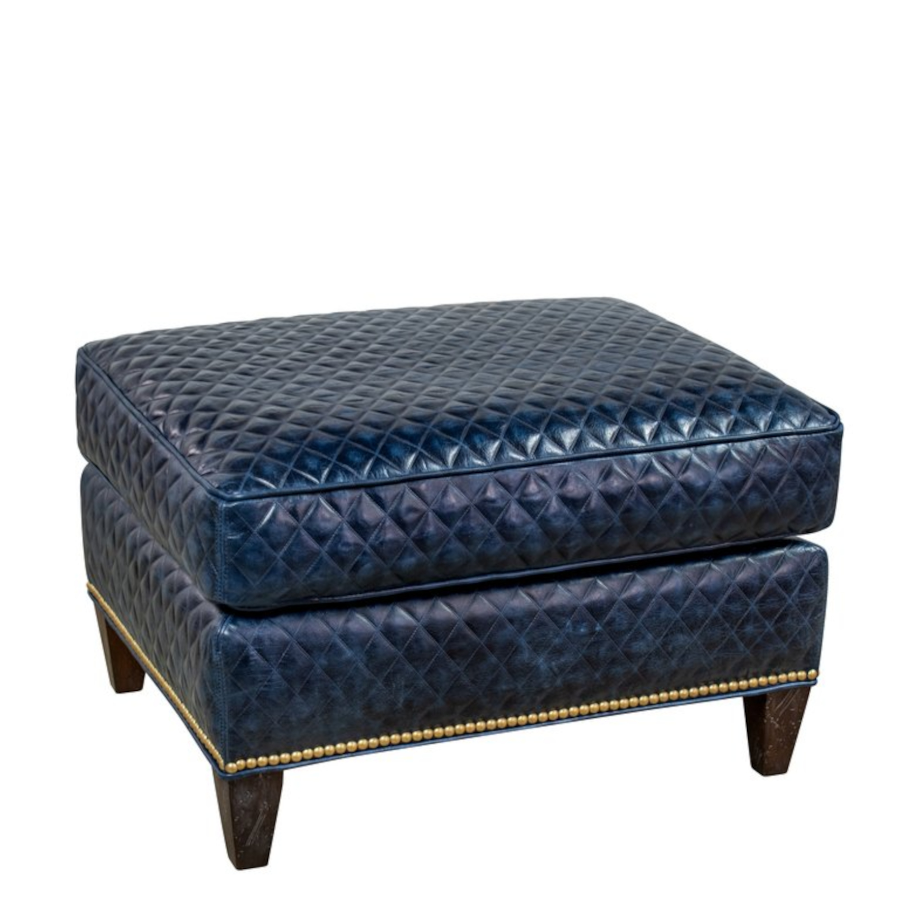 Duncan 415-O Ottoman by Leathercraft
