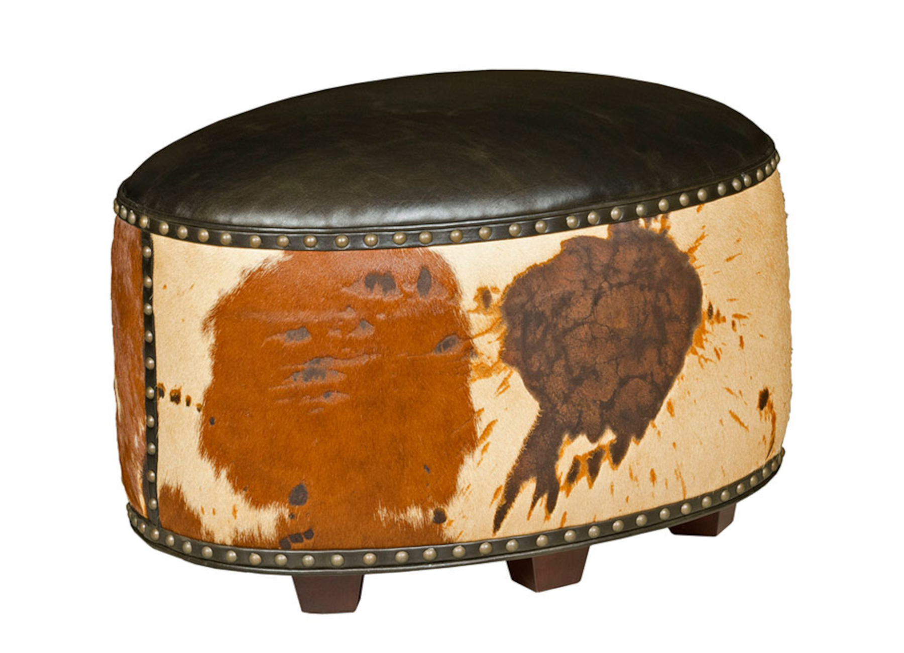 Ellipsis 736 Bunching Ottoman by Leathercraft