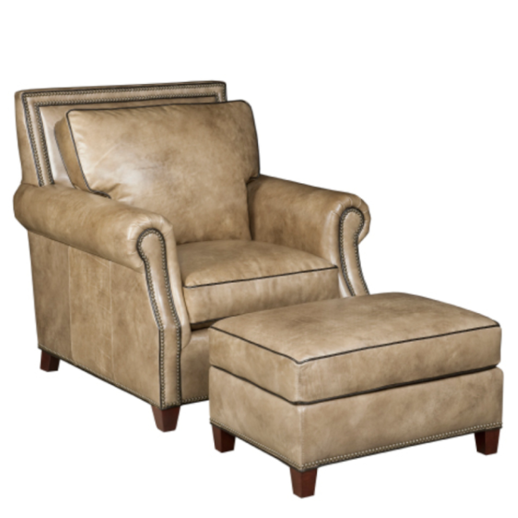 Finsbury 510 Chair & Ottoman by Leathercraft (sold separately)