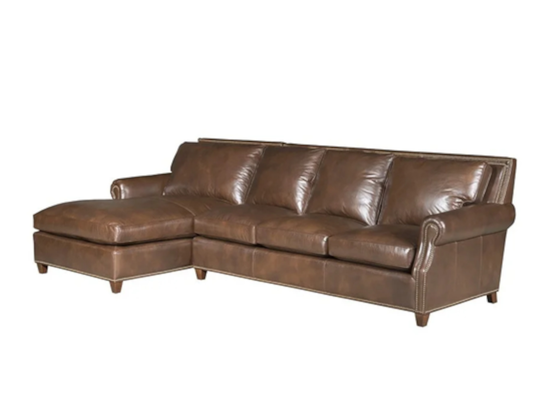 Finsbury Sofa & Chaise Sectional by Leathercraft