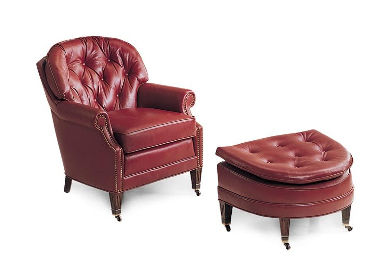 Kirkland Lounge Chair & Ottoman by Leathercraft