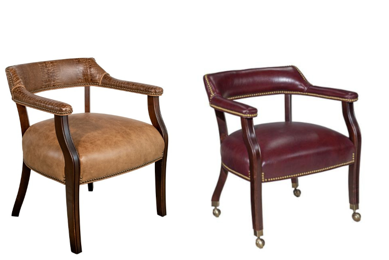 Lombard St. Bankers Chair by Leathercraft