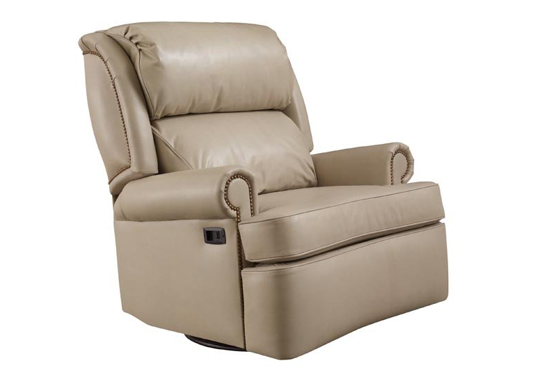 Mathis Heavy Duty Swivel Glider Recliner w/Motor by Leathercraft