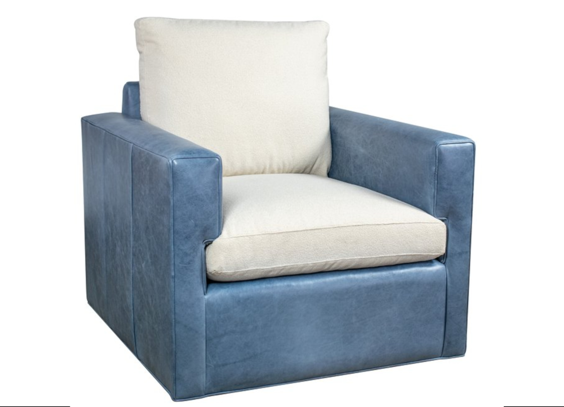 Piccadilly 592 Swivel Chair by Leathercraft