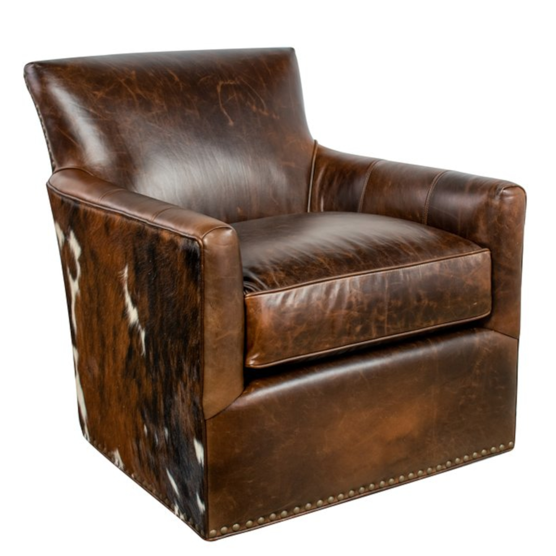 Punch Tavern 416-S Swivel Chair by Leathercraft