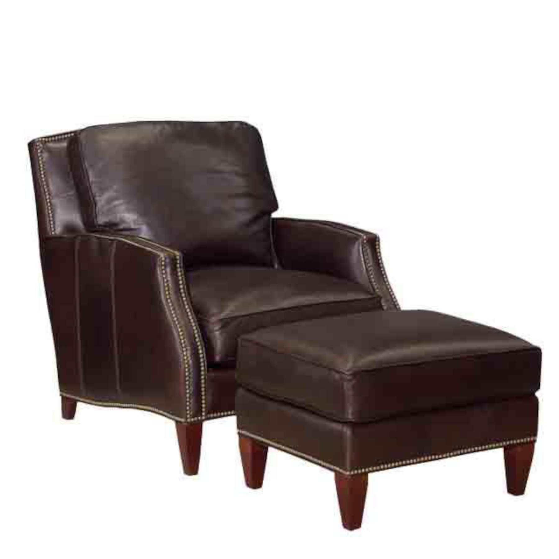 Richardson Ave 432 Chair & Ottoman by Leathercraft