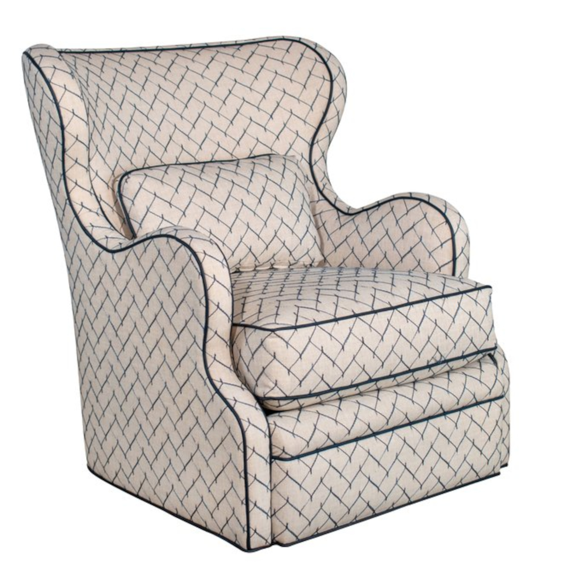 Saddlebrook 450-GS Glider Swivel Chair with Track Arm