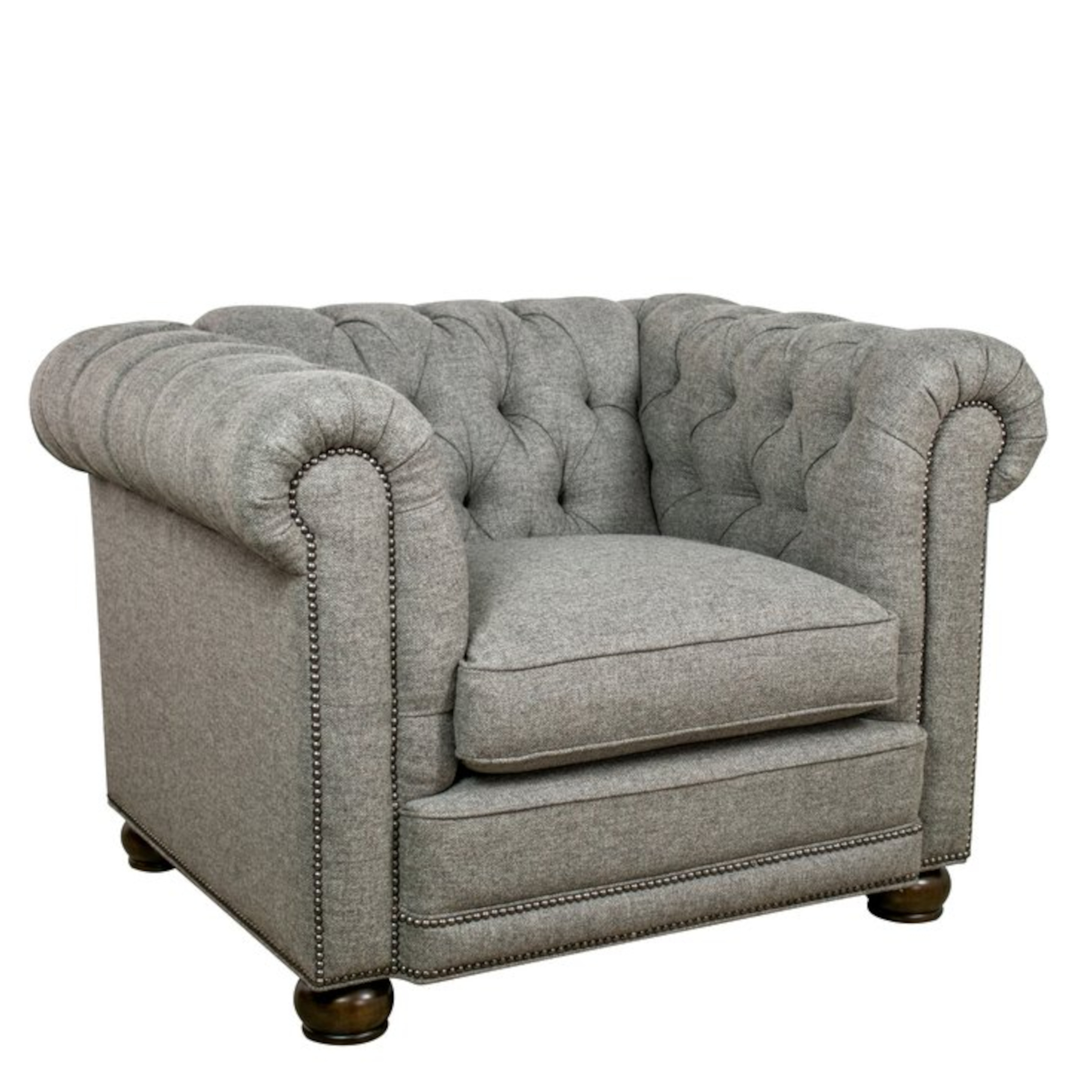 Stanhope Chesterfield 527 Chair by Leathercraft