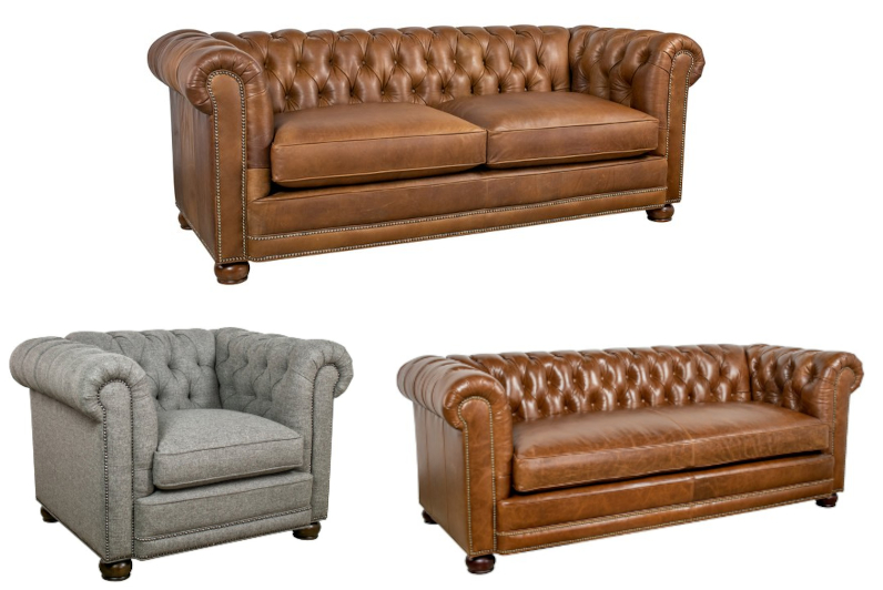 Stanhope Chesterfield Seating by Leathercraft
