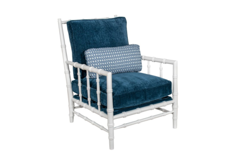 Delray Cove Carved Chair by Leathercraft