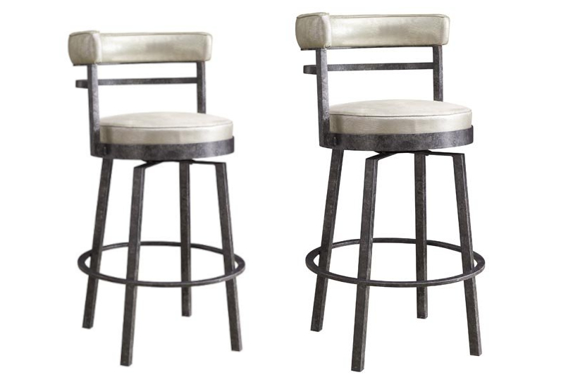 Jasper Swivel Barstool by Leathercraft