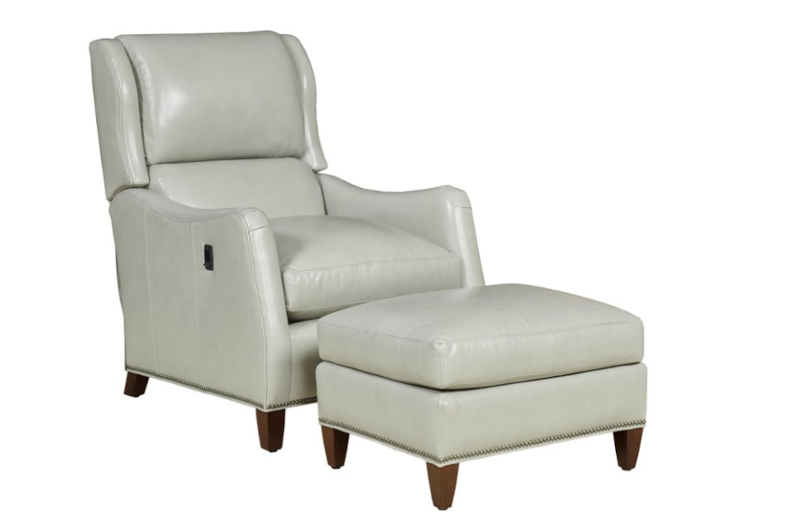 Rathmines Vari-Tilt Chair & Ottoman by Leathercraft