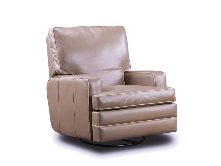 Leathercraft 2947 Hale Swivel Glider Recliner 