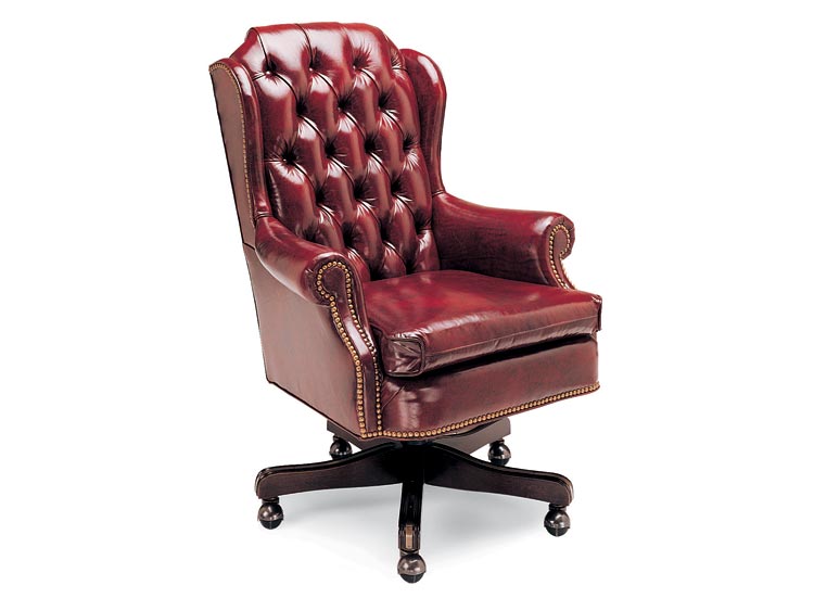 Broyhill leather best sale office chair