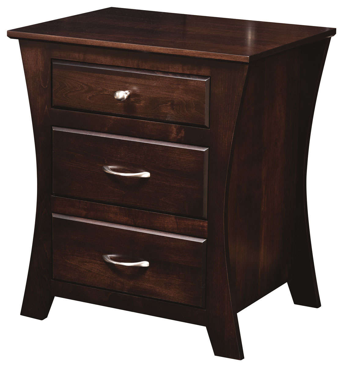 Roseberry 3 Drawer Nightstand