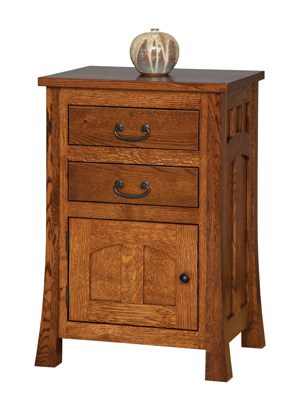 Bridgeport  2 Drawer 1 Door Nightstand