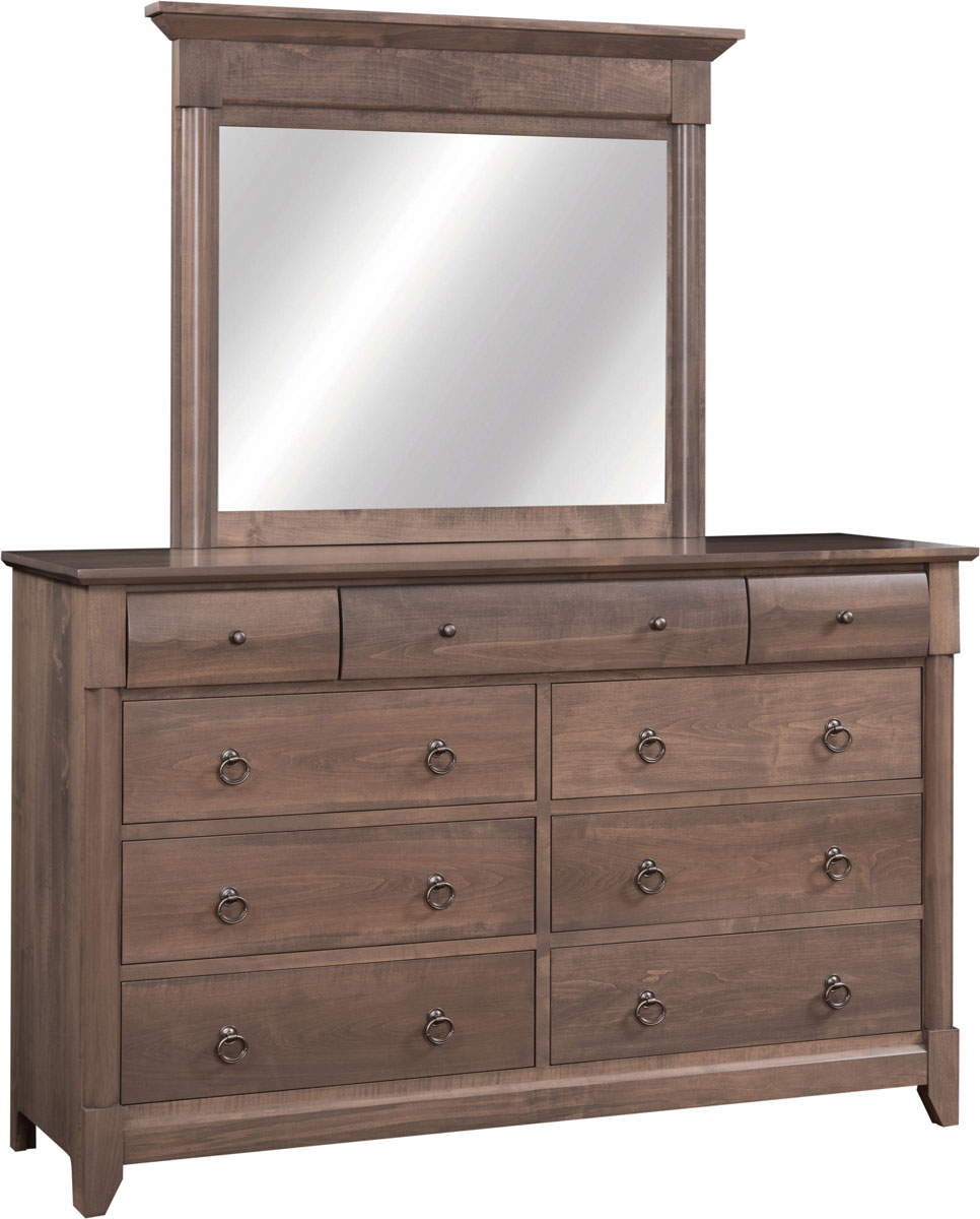 Sanibel 66 Inch Mule Dresser and Mule Mirror