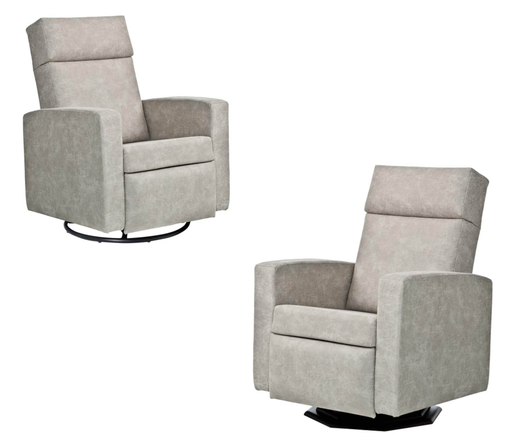 93 Modern Shaker Swivel Glider Recliner