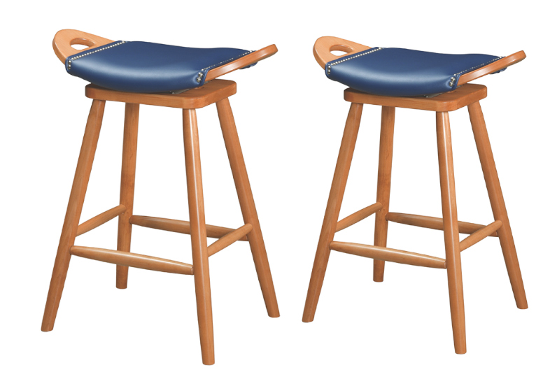 Swivel Saddle Stool with Upholstered Seat