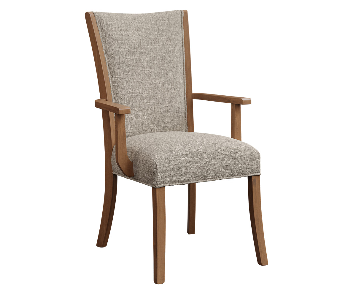 Gemini Upholstered Arm Chair in Fabric