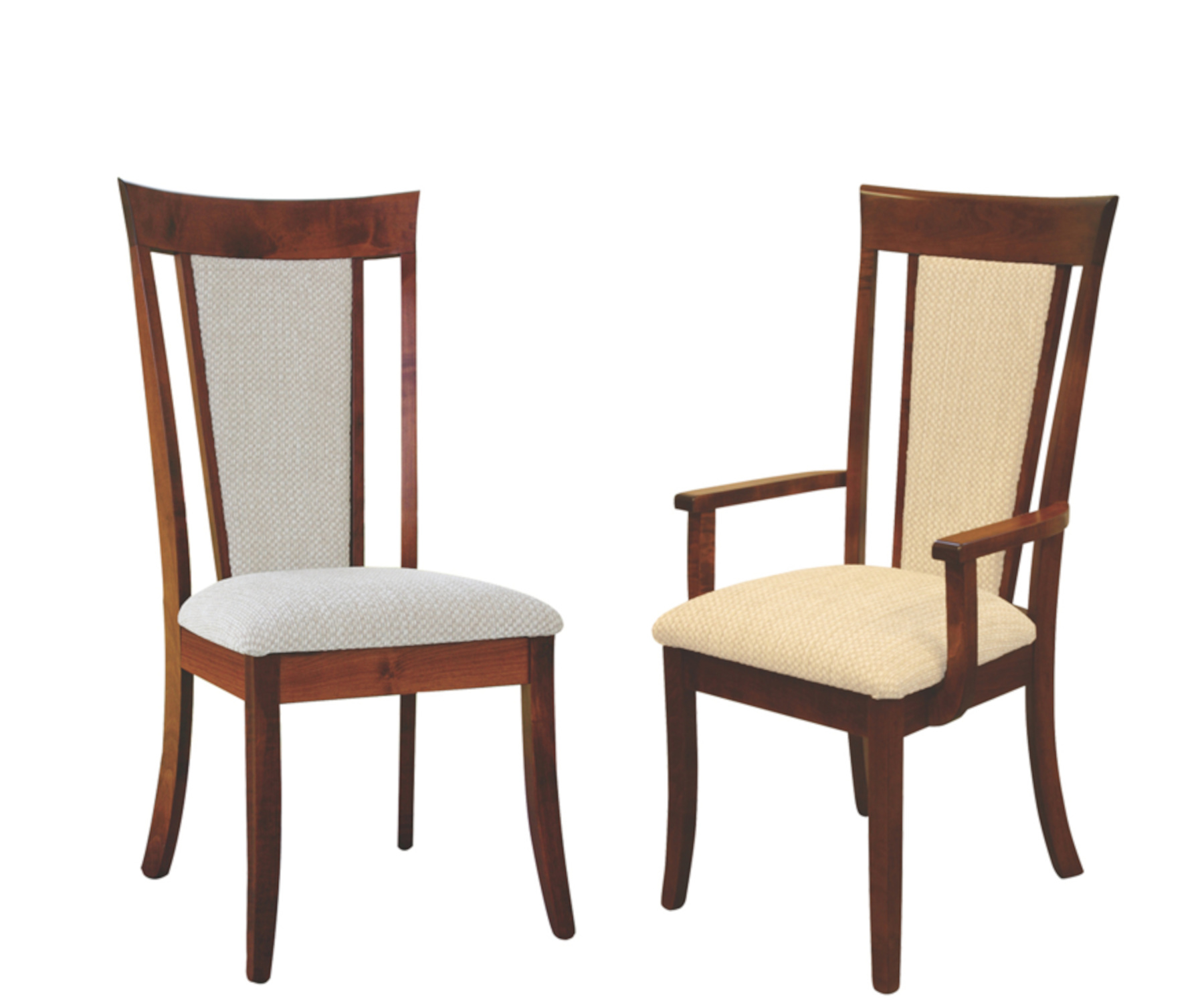 Old World Shaker Upholstered Chairs